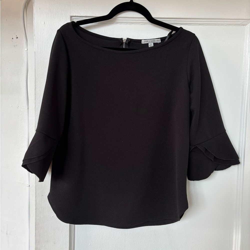 Elegant Black Women's Top